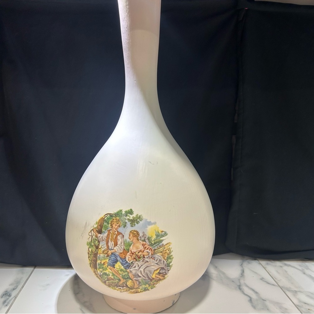 "Romance Series" porcelain vase designed by the Danish artist Bjørn Wiinblad